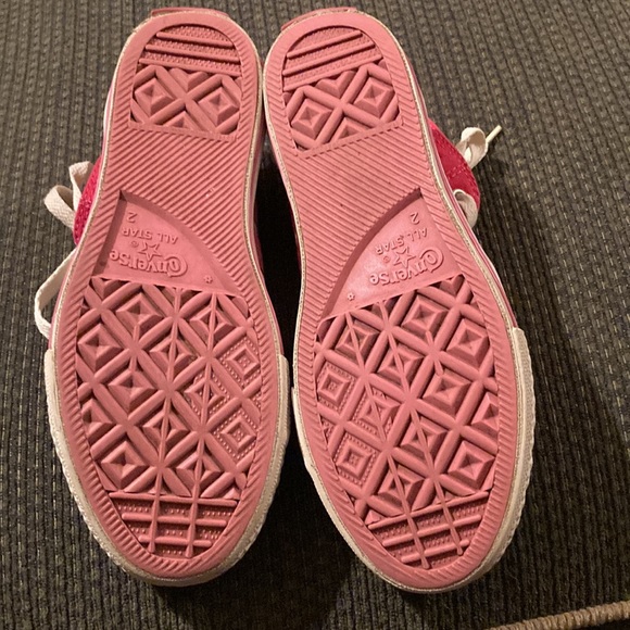 Converse Pink High Top Sneakers - Picture 6 of 11